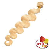 613 Blonde Brazilian Virgin Hair Body Wave 3 Bundles