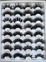 Private label handmade vendor handicraft 5D mink Eyelashes with custom box