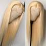 Goddess-like Colored Available #613 Blonde Straight Lace Wig