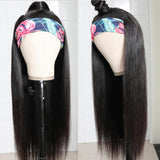 Affordable Silky Straight Human Hair Headband Wigs Glueless Beginner Friendly Wigs