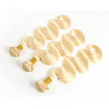 Brazilian 613 Blonde Body Wave 13x4 Lace Frontal with 3 PCS Top Quality Bundles
