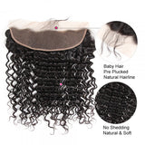 Peruvian Hair Deep Wave 13x4 Virgin Hair Lace Frontal