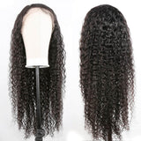 Super Nartual Swiss HD Lace Front Water Wave 100% Virgin Human Hair Wig