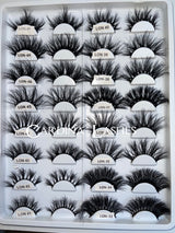 Private label handmade vendor handicraft 5D mink Eyelashes with custom box