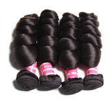 Malaysian Virgin Hair Weave Loose Wave 4 Bundles Deals High Quality Extensions