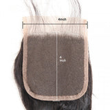 Loose Wave Virgin Hair 4x4 Transparent Lace Closure