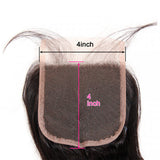 Loose Deep Wave Virgin Hair 4x4 Transparent Lace Closure