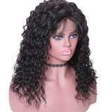 Curly 13x6 Lace Front 100% Virgin Human Hair Wig Pre-Pluceked with Baby Hair