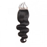 Brazilian Body Wave Virgin Hair 4x4 Transparent Lace Closure