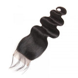 Brazilian Body Wave Virgin Hair 4x4 Transparent Lace Closure