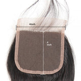 Brazilian Body Wave Virgin Hair 4x4 Transparent Lace Closure