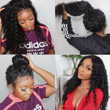 Super Nartual Swiss HD Lace Front Curly 100% Virgin Human Hair Wig