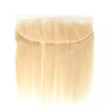 613 Blonde Straight Brazilian Virgin Hair 13x4 Lace Frontal