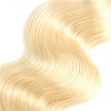 613 Blonde Body Wave Virgin Hair 4x4 Free Part Closure