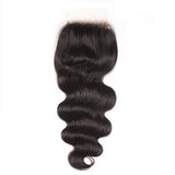Body Wave 3pcs Bundles with 4x4 Closure Remy Human Hair Weave with Closure