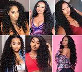 Super Nartual Swiss HD Lace Front Water Wave 100% Virgin Human Hair Wig