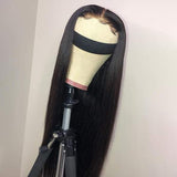 13*6 Lace Gleaming Natural Black Silky Straight Lace Frontal Wigs
