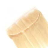 613 Blonde Straight Brazilian Virgin Hair 13x4 Lace Frontal