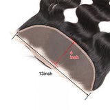Brazilian 10A Virgin Hair Body Wave 13x4 Lace Frontal