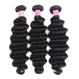 3PCS Bundles Loose Deep Wave Weave Virgin Hair Extension 3 Bundle Deals