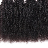 Peruvian 3pcs Bundles Kinky Curly Weave Virgin Hair Extension 3 Bundle Deals