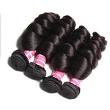 Malaysian Virgin Hair Weave Loose Wave 4 Bundles Deals High Quality Extensions