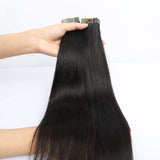 Cardinahair Straight Tape In Human Hair Extensions Skin Weft Hair Extensions