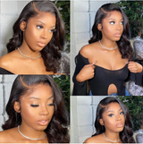 Melting! Swiss HD Transparent Rihanna Style Lace Frontal Loose Body Wave Wig