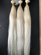613 Blonde Straight Human Hair Brazilian Virgin Hair 3PCS