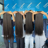 Cardinahair Straight Tape In Human Hair Extensions Skin Weft Hair Extensions