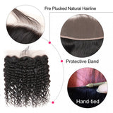 Peruvian Hair Deep Wave 13x4 Virgin Hair Lace Frontal