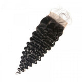 Peruvian Deep Wave 5x5 Lace Closure with Baby Hair