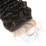 Peruvian Deep Wave 5x5 Lace Closure with Baby Hair