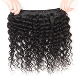 Brazilian 3pcs Bundles Deep Wave Weave Virgin Hair Extension 3 Bundle Deals