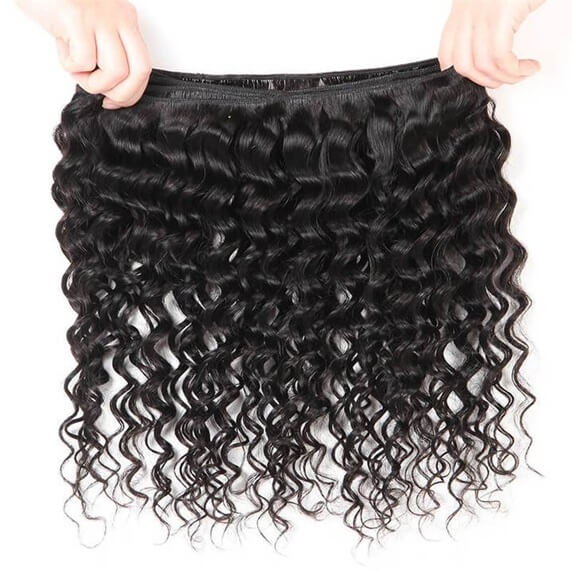 Peruvian Virgin Hair Weave Deep Wave 4 Bundles Deals High Quality Extensions