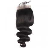 Virgin Hair Body Wave 5x5 Lace Closure with Baby Hair