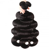3pcs Body Wave Bundles with 5x5 Closure Remy Human Hair Weave with Closure