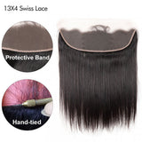 Peruvian Hair Straight 13x4 Virgin Hair Lace Frontal