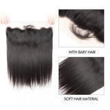 Peruvian Hair Straight 13x4 Virgin Hair Lace Frontal