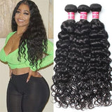 Malaysian 3pcs Bundles Water Wave Weave Virgin Hair Extension 3 Bundle Deals