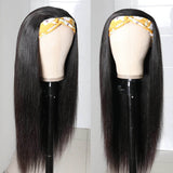Affordable Silky Straight Human Hair Headband Wigs Glueless Beginner Friendly Wigs