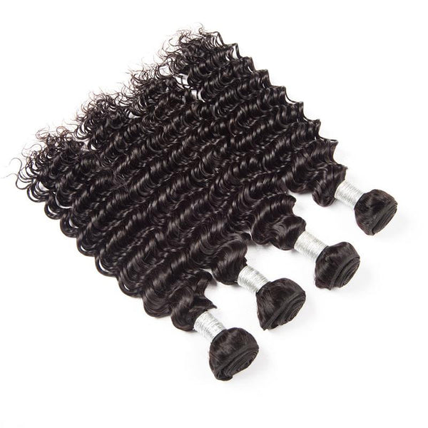 9A Brazilian Virgin Hair 1 Bundle Deep Wave