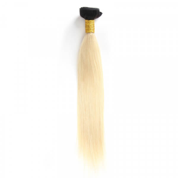 4pcs Bundles 1B/613 Blonde Virgin Hair Weave Straight 4 Bundles Deals