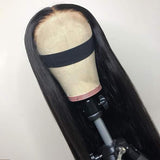 13*6 Lace Gleaming Natural Black Silky Straight Lace Frontal Wigs