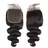 Body Wave Virgin Hair 6x6 Transparent Lace Closure 14-20Inch