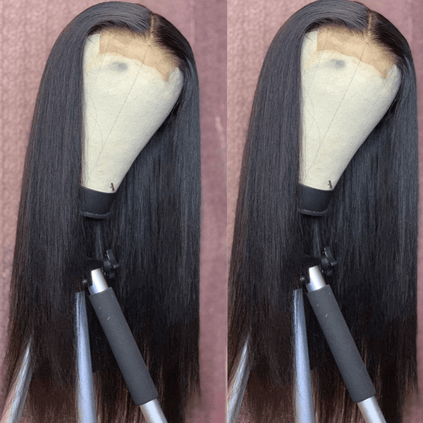 Flash Sale 30inch 150% Density Silk Straight 13x4 Lace Front Wigs with Baby Hair