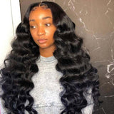 Affordable 20-30inch 150% Density Loose Wave 13x4 Lace Front Wigs with Baby Hair