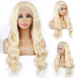 Pure 613 Blonde Body Wave Lace Front Wigs 100% Virgin Human Hair with Baby Hair
