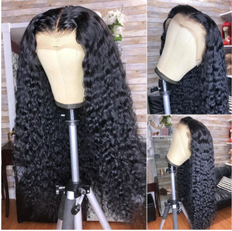 Chic Girl Look Tangle-free Romantic Wave Curly Lace Frontal Wig
