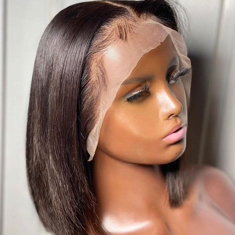 Special Offer! Short Straight Bob 150% Density 13*6 Lace Frontal Wig